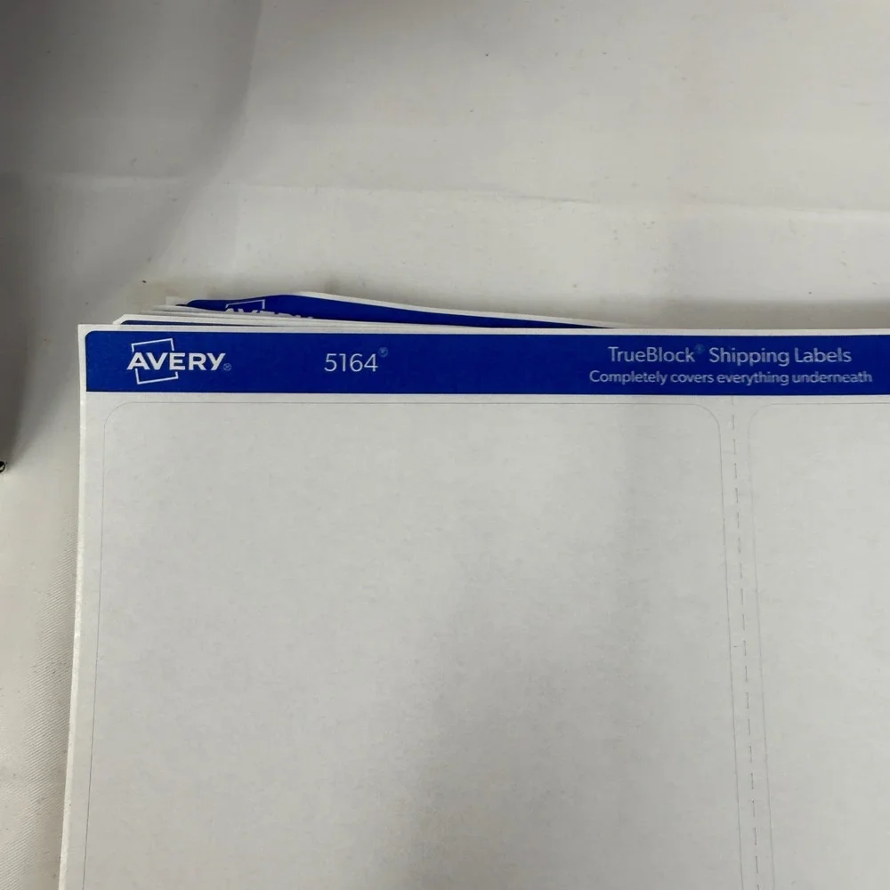 Avery‎ Shipping Labels Bundle Neon Assorted 5954 5978 18163 5164 Laser 52 Sheets